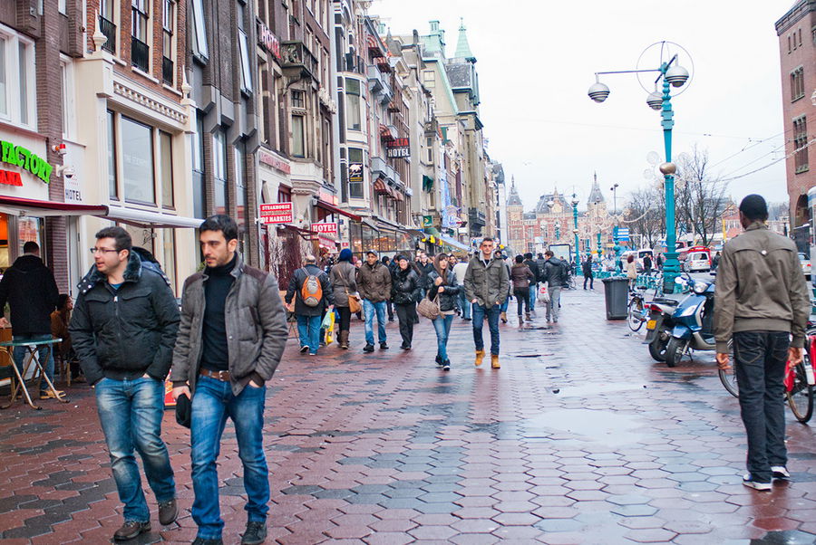 Амстердам зимой Амстердам, Нидерланды