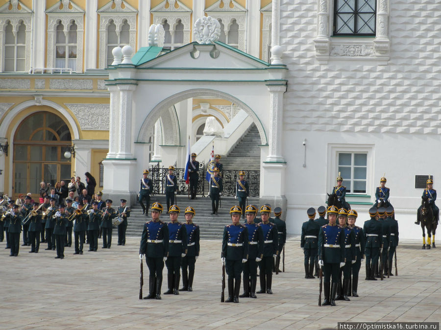 Развод пеших и конных караулов Президентского полка. Часть 1 Москва, Россия