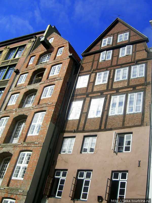 Дома из красного кирпича Гамбург, Германия