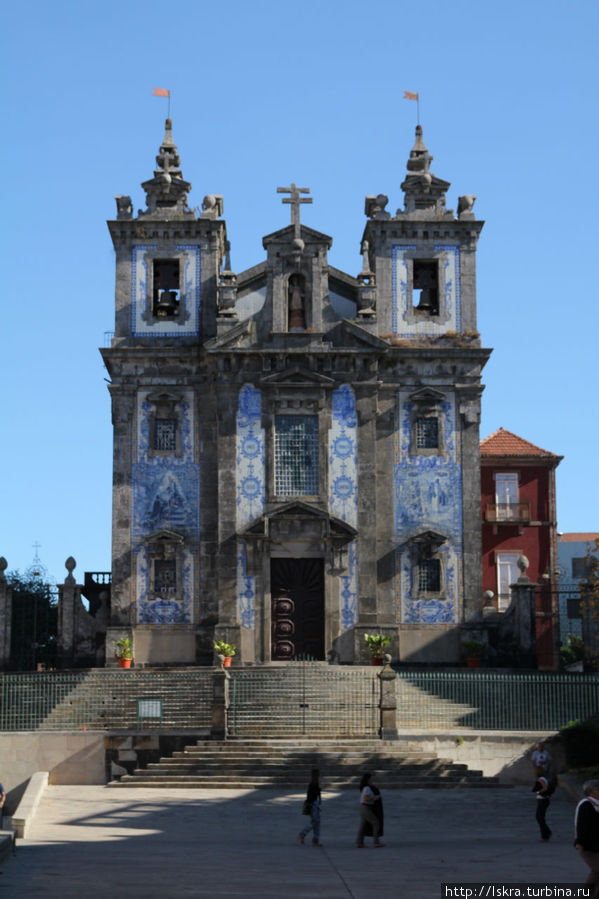 Igreja de Sto Ildefonso — мы жили напротив Порту, Португалия