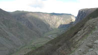 Долина Чулышмана с перевала Кату-Ярык