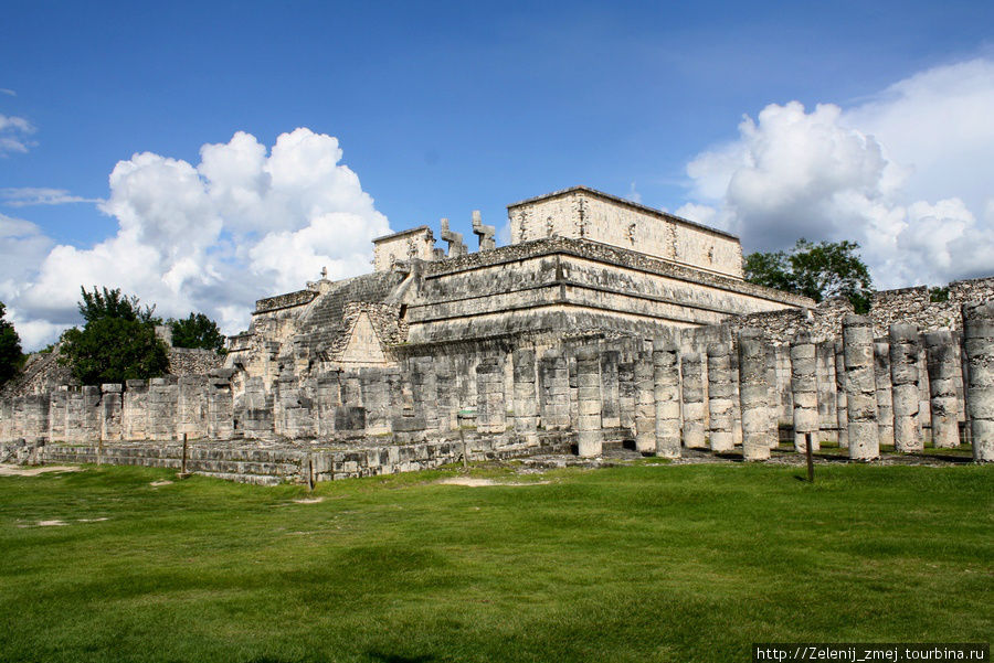 Храм воинов, Чичен-Ица Чичен-Ица город майя, Мексика