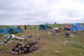 Палаточный лагерь разрушен