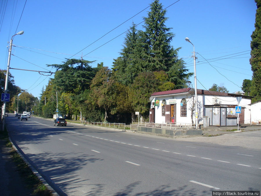 Улица Дзидзария Сухум, Абхазия