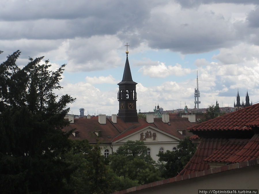 Завершение прогулки по Градчанам. Виды на Прагу и спуск Прага, Чехия