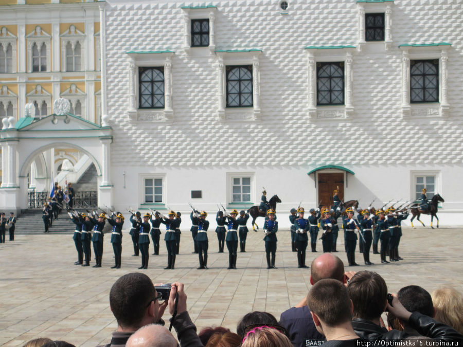 Развод пеших и конных караулов Президентского полка. Часть 1 Москва, Россия