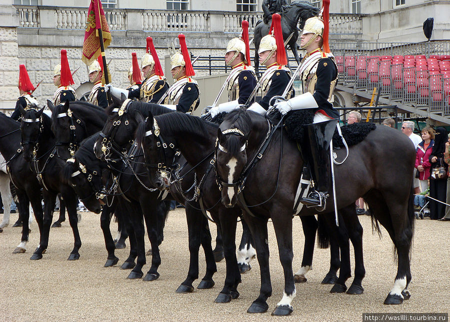Конные гвардейцы её Величества. Лондон, Великобритания