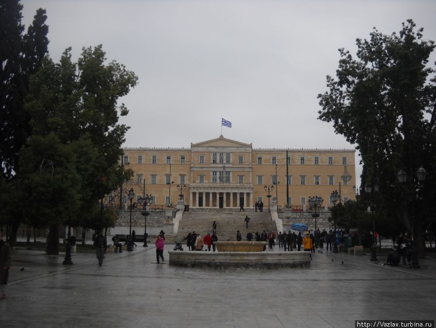 Панорама площади Афины, Греция
