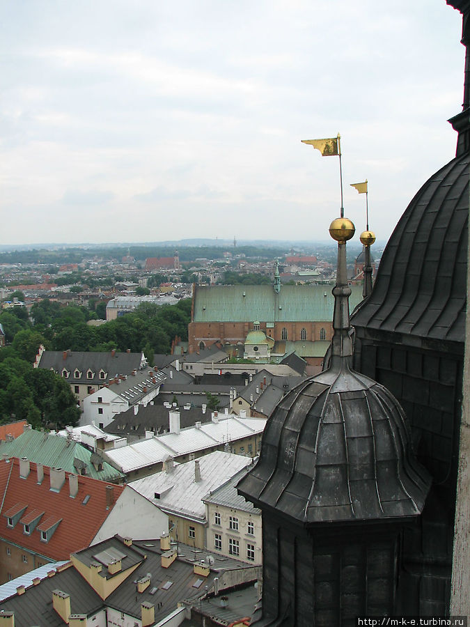 Мариацкий костёл. Первый осмотр города с высоты в 54 метра Краков, Польша