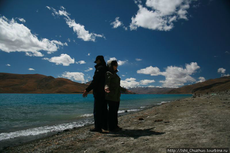 Озеро Ямдрок Цхо Тибет Тибет, Китай
