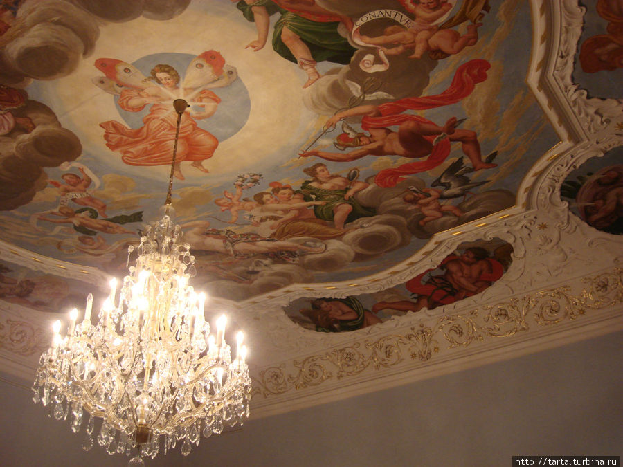Росписи на стенах и потолках стоит рассмотреть Прага, Чехия