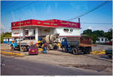 Еще на Кубе довольно высокие цены на топливо. Средняя ценя за литр 1,46$ , но при этом ездят все, но не более 60 км/ч