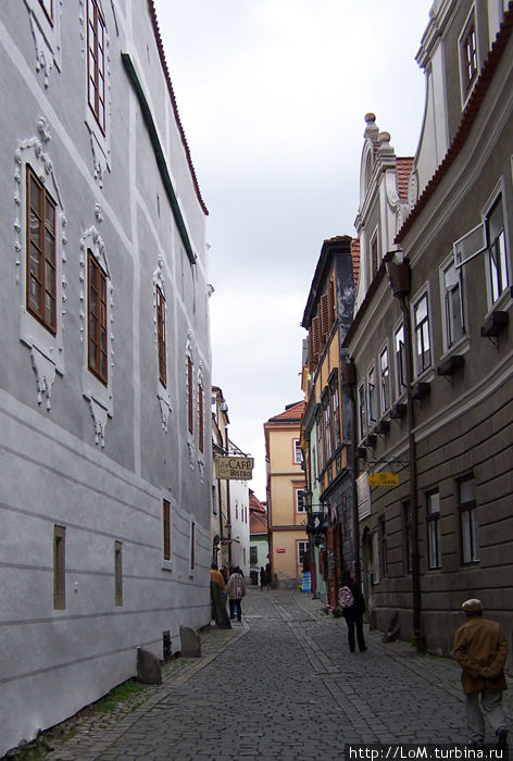 Улочки старого Крумлова Чешский Крумлов, Чехия