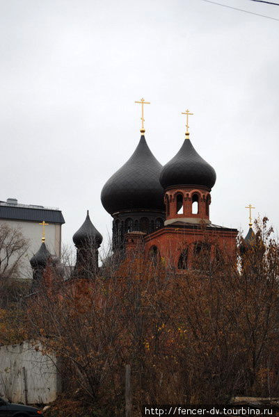 Никогда не видел православных храмов с черными куполами Казань, Россия