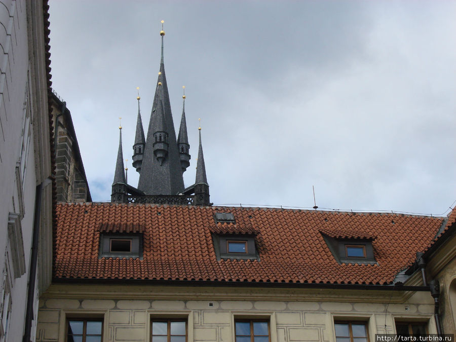 Шпили башни Прага, Чехия