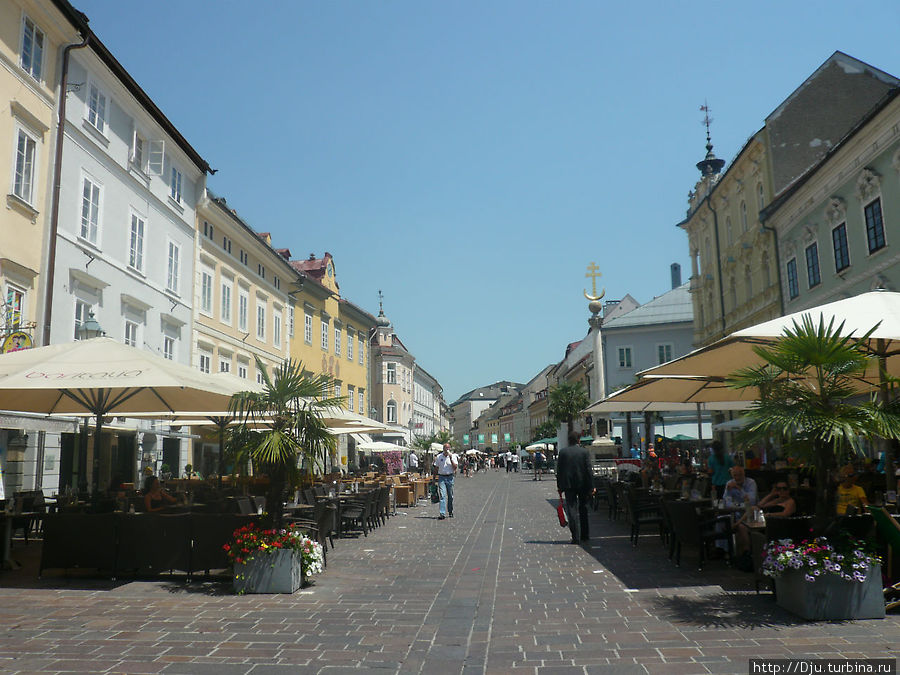Старая городская площадь Клагенфурт, Австрия