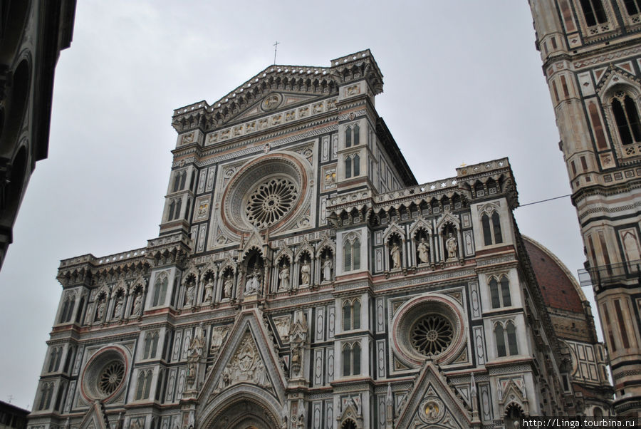 Достопримечательность №1 — Дуомо с куполом Брунеллески и колокольня Джотто. Флоренция, Италия