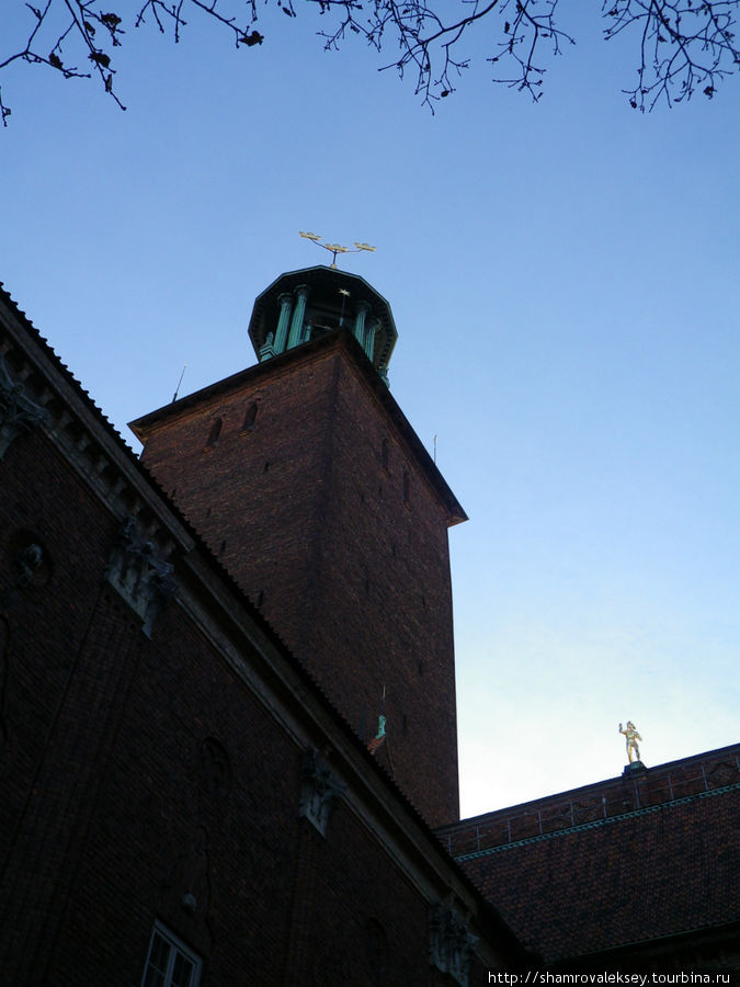 Утро Стокгольмской ратуши Стокгольм, Швеция