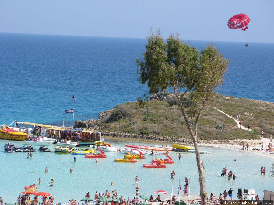 Отель Adams Beach и пляж Nissi Beach Айя-Напа, Кипр