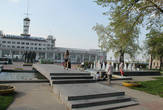 Площадь Маркина и Речной вокзал