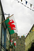 Красный дракон на бело-зеленом флаге — символ Уэльса