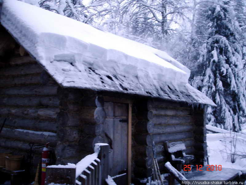 Баня по-черному на озере Селигер Осташков и Озеро Селигер, Россия