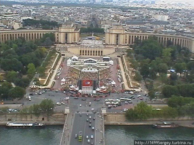 У подножия Эйфелевой башни на чемпионате мира по футболу Париж, Франция