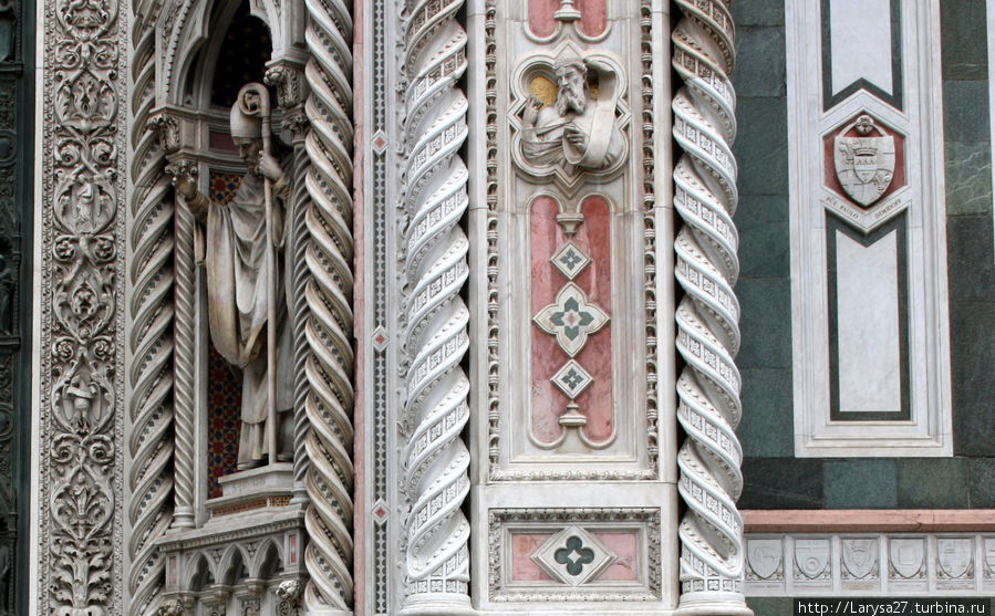 Герб Демидовых на флорентийском соборе Флоренция, Италия