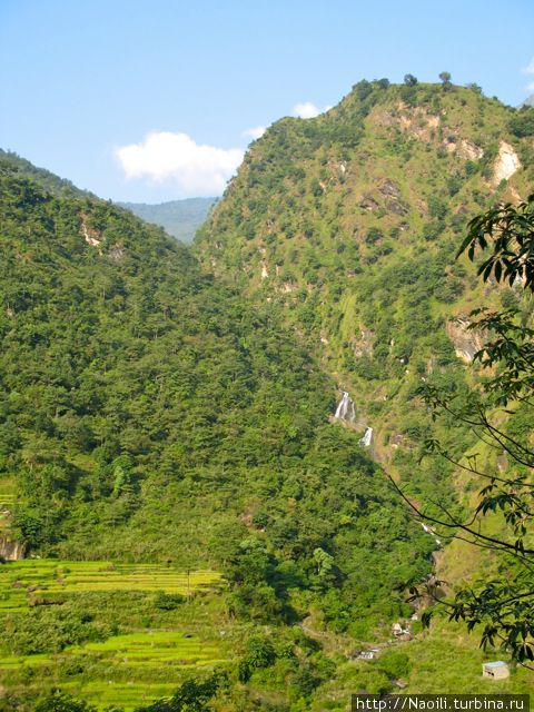 Идем по зеленой долине Национальный парк Аннапурны, Непал
