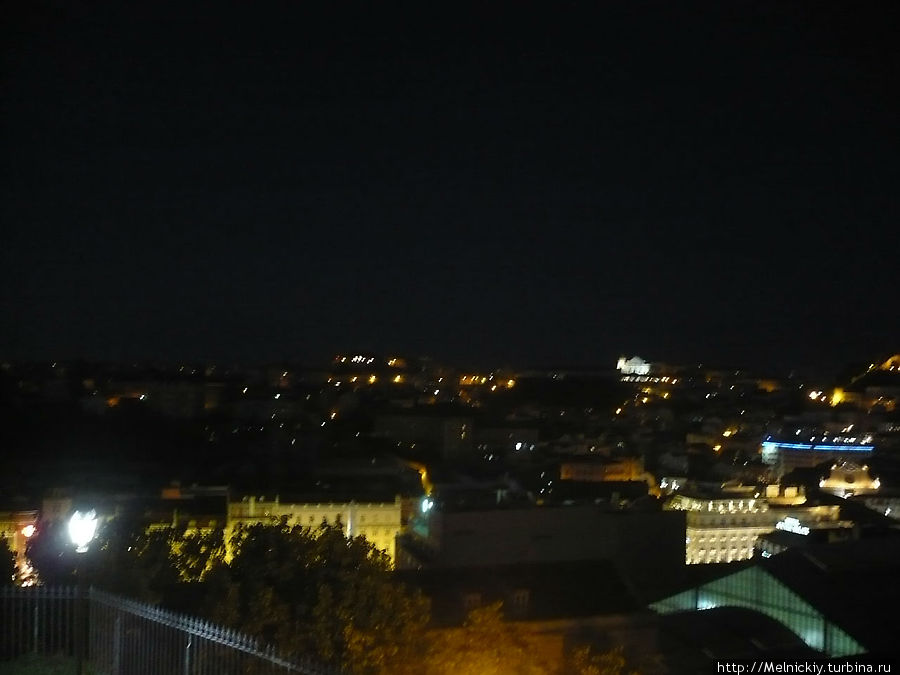 Прогулка по ночному городу Лиссабон, Португалия