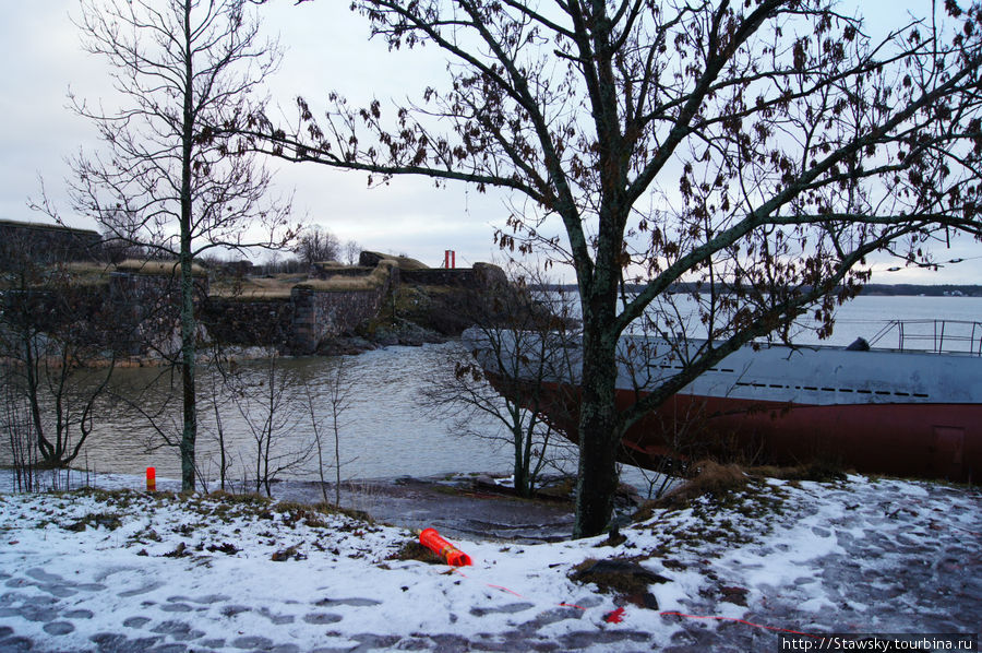 Свеаборг (Суоменлинна) Дождливым январским утром... Хельсинки, Финляндия