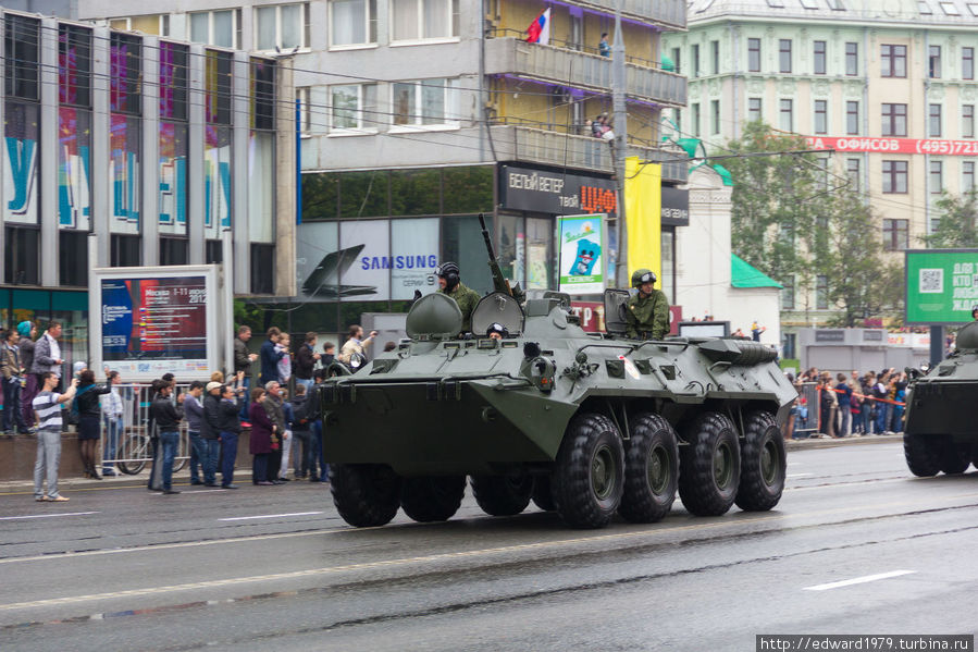 Парад военной техники в День Победы Москва, Россия