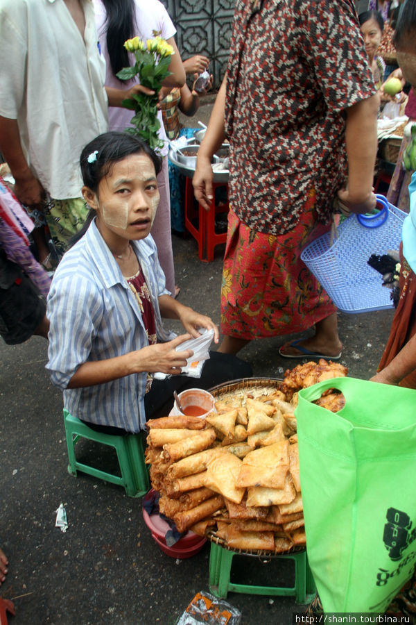 Пирожки по-бирмански Янгон, Мьянма