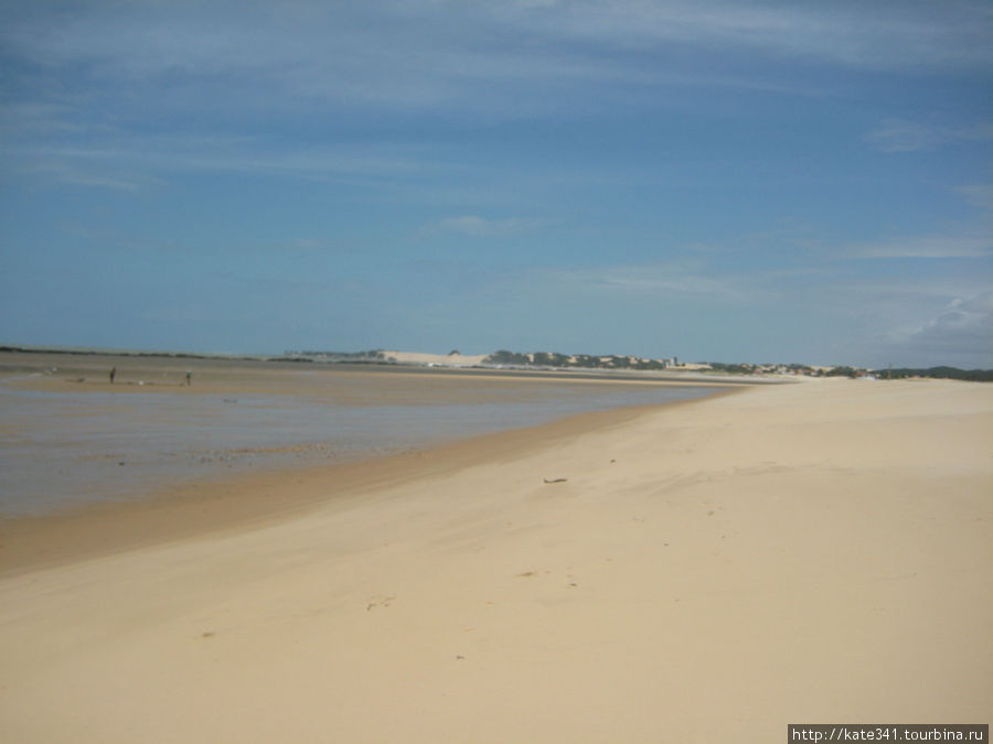 песчаные дюны недалеко от Натала Натал, Бразилия