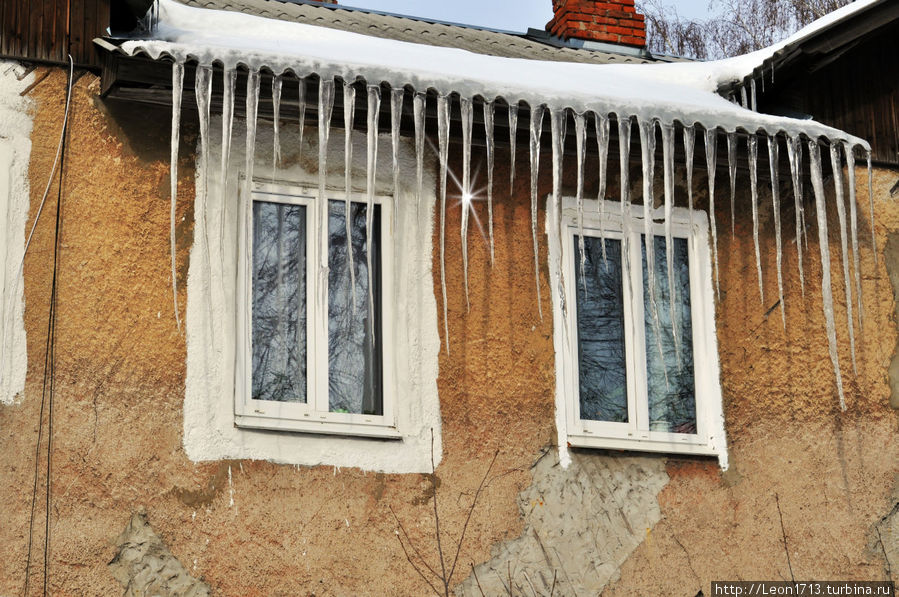 Липовый город зимой Липки, Россия