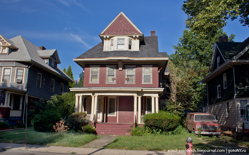 Ditmas Park — дома в Викторианском стиле Нью-Йорк, CША