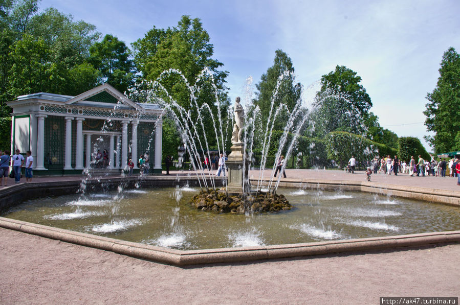 Нижний парк, фонтан Ева Петергоф, Россия