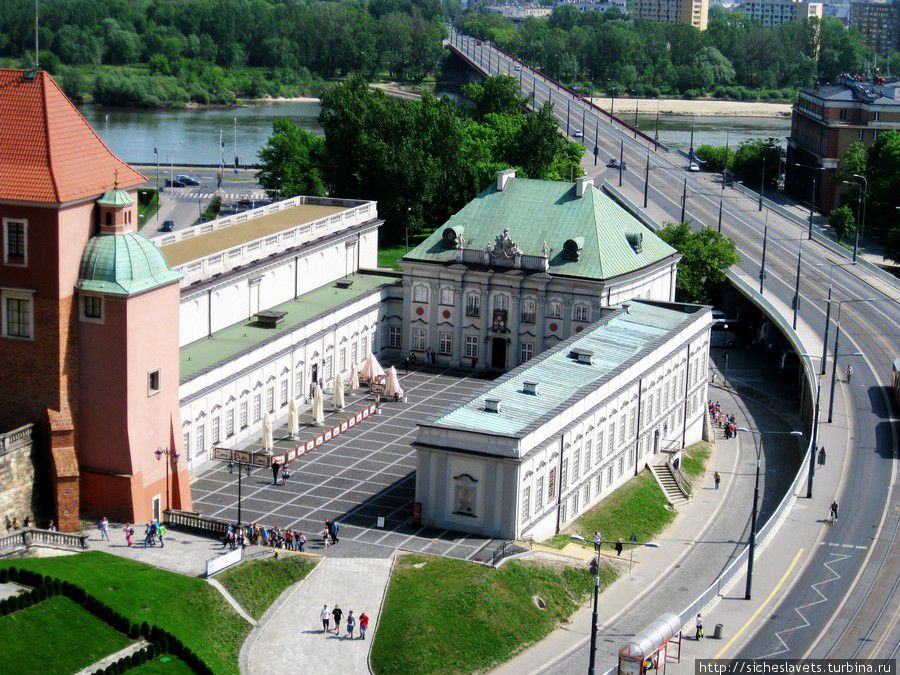 Варшава. Старый Город сверху + Варшавский Замок Варшава, Польша