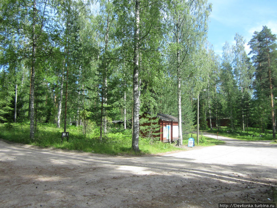 На территории кемпинга Иматра, Финляндия