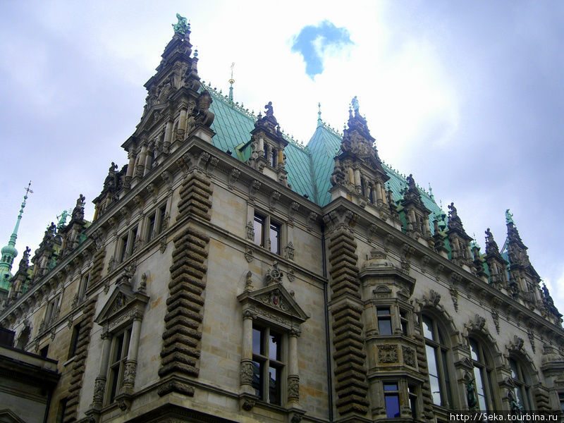 Гамбургская ратуша Гамбург, Германия