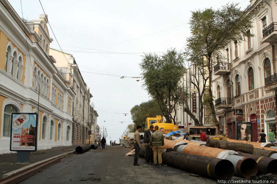 Пешком по Светланской улице Владивосток, Россия