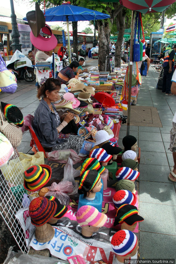 Рынок на велосипедной дорожке Бангкок, Таиланд