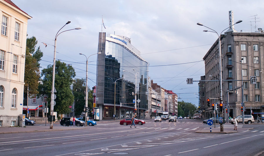 Современный город. Таллин, Эстония