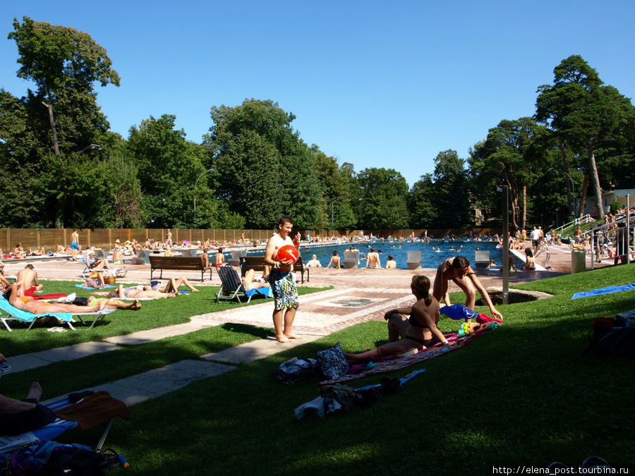 Открытый бассейн возле Шёнбрунна Вена, Австрия