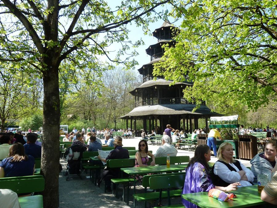 Английский парк Мюнхен, Германия
