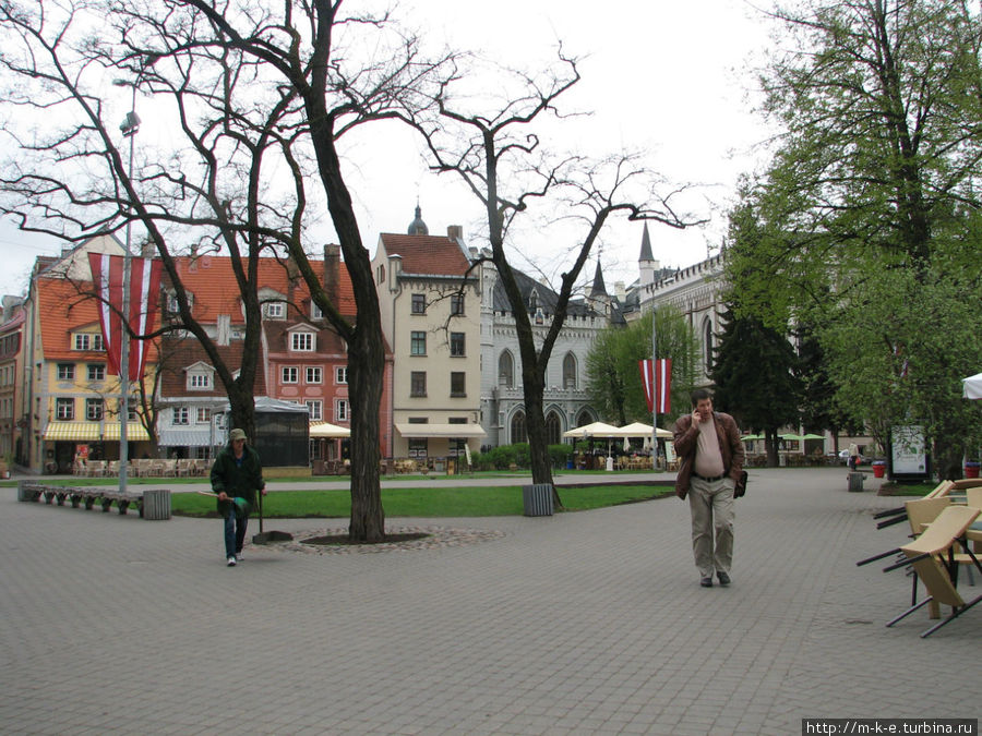 Площадь Ливов Рига, Латвия