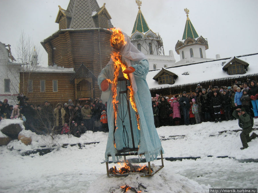 Масленица в Измайлово Москва, Россия