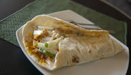 Chicken fajita — мексиканское блюдо, шаурма с курицей, по-нашему. Вкусная!