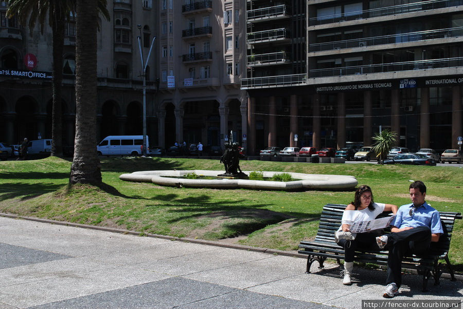 Главная площадь Уругвая Монтевидео, Уругвай