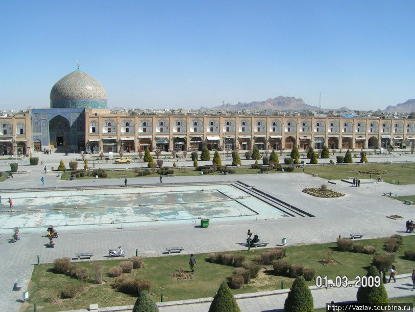 Панорама с террасы Исфахан, Иран